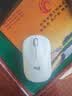 罗技（Logitech）M221 轻音鼠标 无线鼠标 办公鼠标 对称鼠标 带无线微型接收器 米白色 实拍图