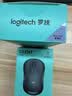 罗技（Logitech）M221 轻音鼠标 无线鼠标 办公鼠标 对称鼠标 带无线微型接收器 雾霭蓝 实拍图