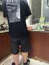 Homlean户外工装短裤男夏季薄款休闲美式速干透气运动裤子HJ55黑色XL 实拍图