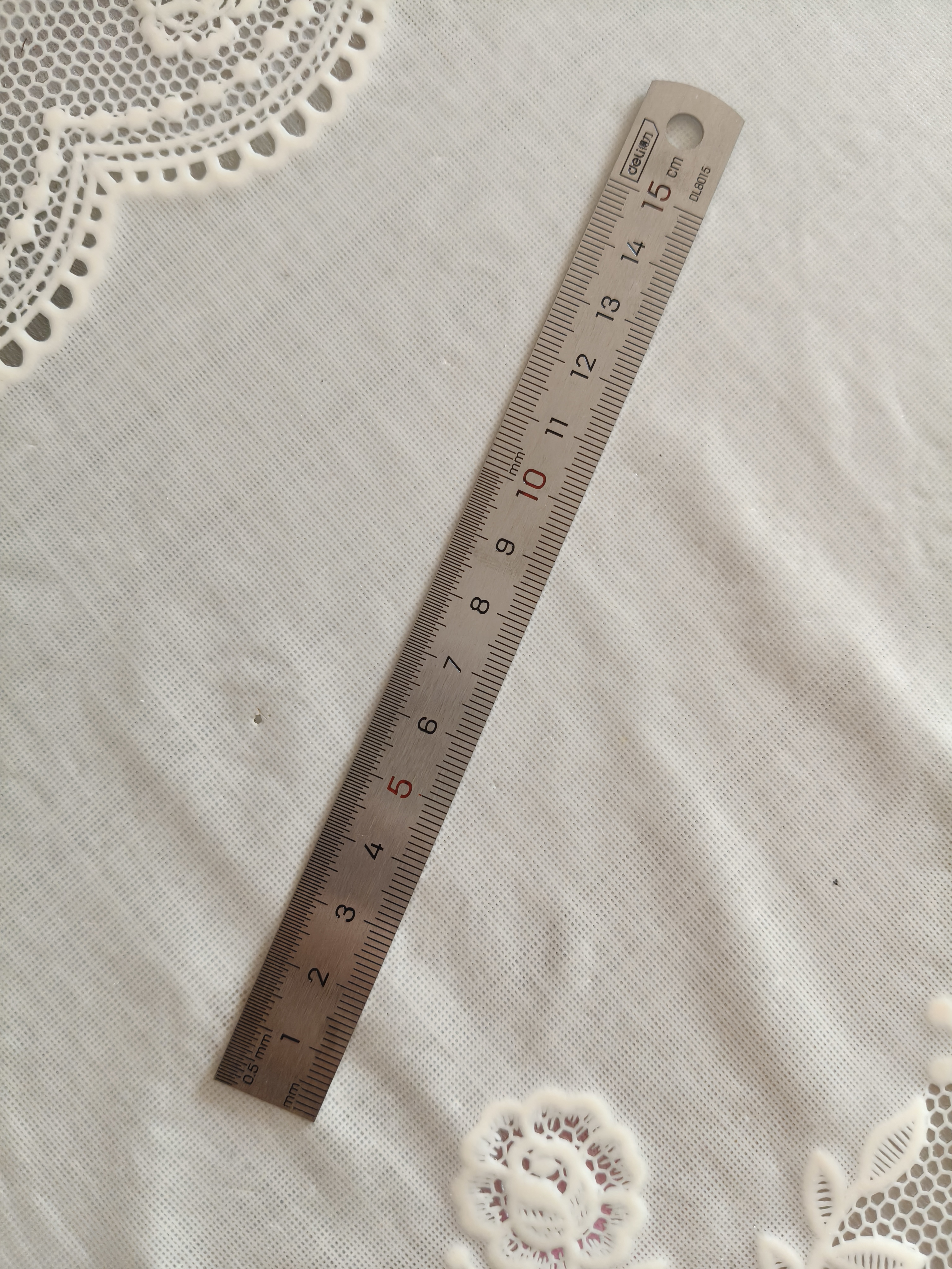 得力（deli） 钢尺15 30cm50铁尺子钢板尺20钢直尺1米5不锈钢加厚硬刚尺 【15cm】钢直尺-1把-独立包装 实拍图