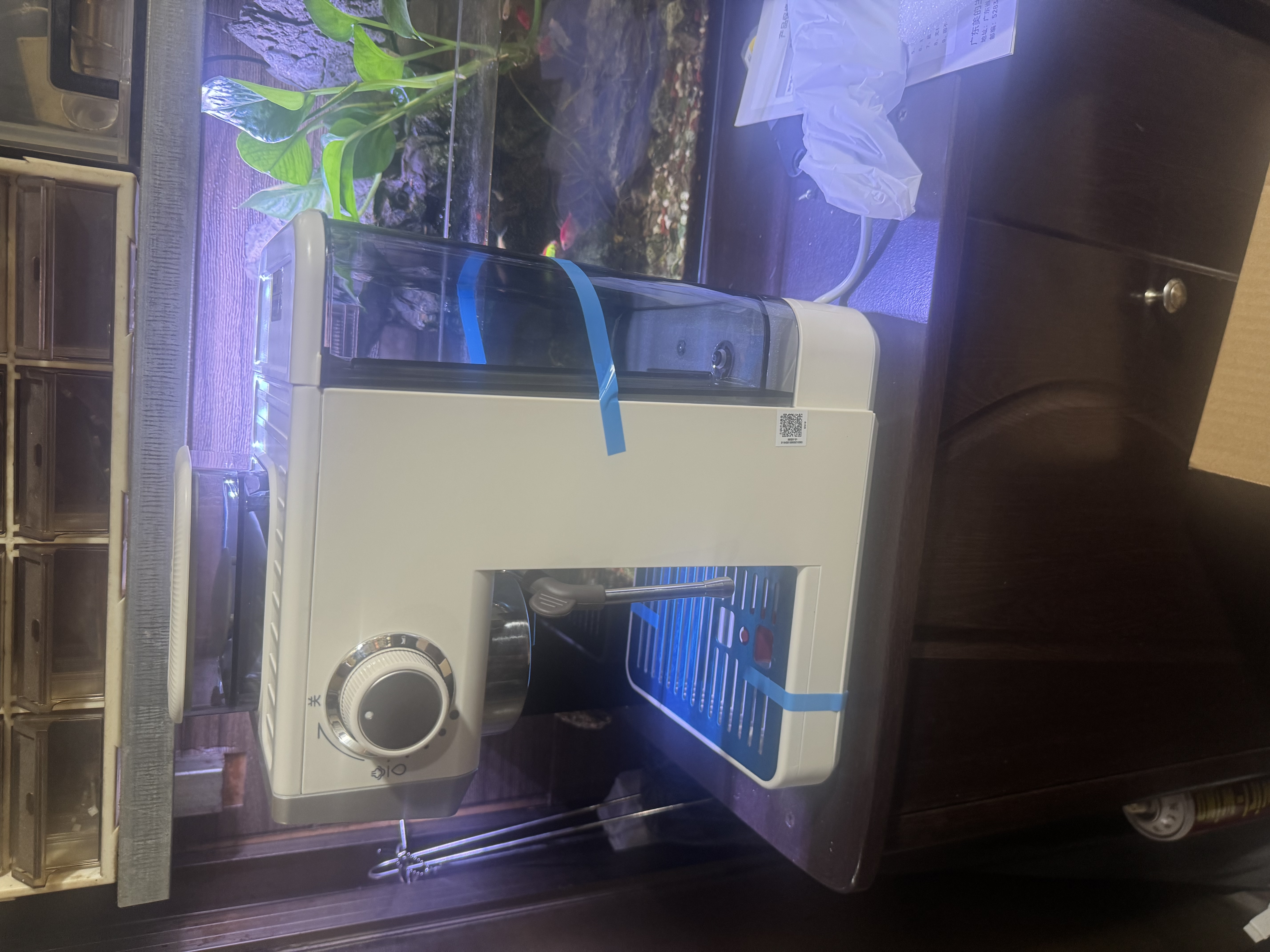 美的（Midea）【行业爆款】意式半自动咖啡机冷热双萃研磨一体机小型全自动家用送礼物磨豆机可打奶泡MA-GE5110 实拍图