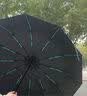 VOXCAE24骨复古折叠雨伞男女晴雨两用黑胶防晒遮阳全自动太阳伞双人大号 梧桐米【24骨加固+黑胶防晒】 实拍图