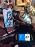 闪魔电动车手机支架山地自行车摩托车手机支架电瓶车手机支架防震适用外卖快递骑行手小牛九号爱玛雅迪 秒锁快取支架-后视镜款 实拍图