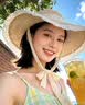 偶森草帽女2026新款夏季防晒帽子海边度假沙滩帽遮阳透气蕾丝花边法式 实拍图