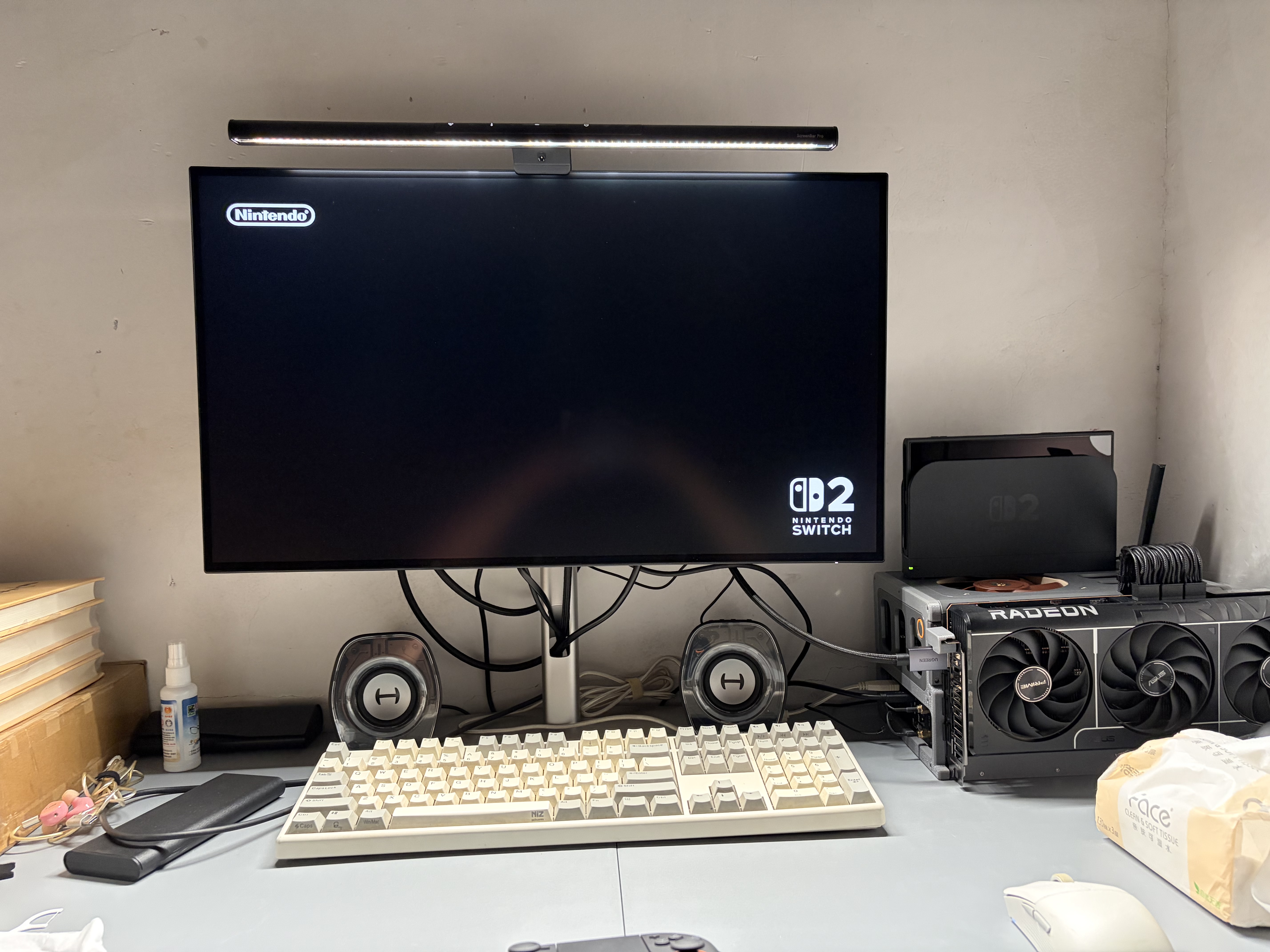 明基(BenQ) ScreenBar Pro屏幕挂灯护眼显示器电脑办公学习智能简约黑 实拍图