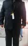 席臣加肥加大码西装外套休闲男宽松商务西服显瘦大号胖子肥佬西服套装 三件套黑色 8XL （260-280斤） 实拍图