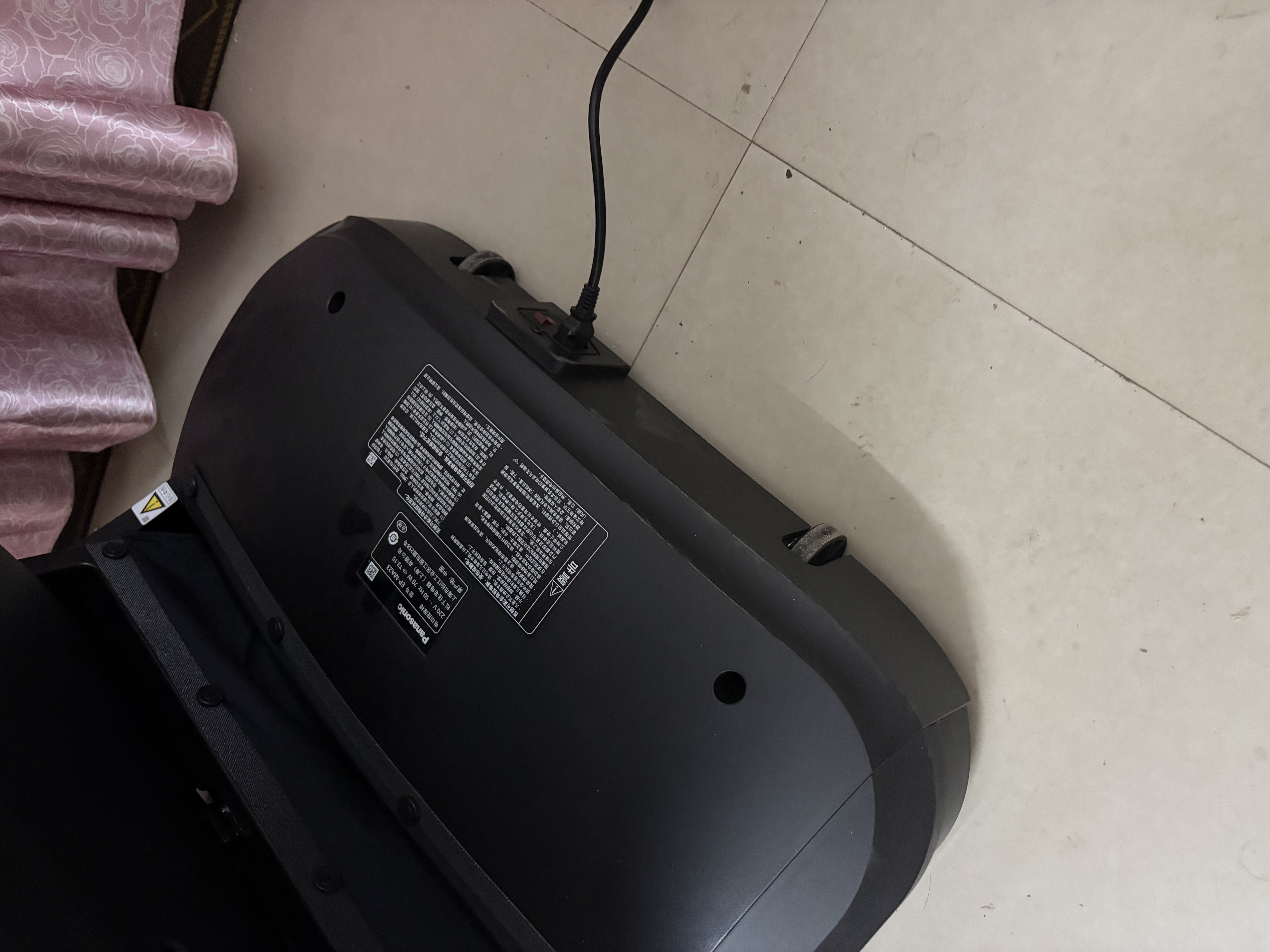 松下（Panasonic）按摩椅家用太空舱2026全身按摩沙发椅全自动中秋节礼物送父母老人EP-MA23-H492淡漠灰 实拍图