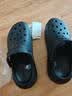 卡骆驰（CROCS）经典泡芙Clog男女一脚蹬懒人沙滩洞洞鞋 黑色 39(39-40） 实拍图