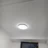 欧普照明（OPPLE）卧室吸顶灯具走廊灯过道灯阳台玄关灯简约小吸顶灯三防一体快装 全光谱【三档调光】48W/3100lm-纯白款 实拍图