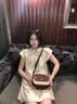 viney牛皮斜挎包包女包轻奢单肩包小圆包生日礼物高级感送女友老婆 【白配咖】洋气高档小包 小众时尚品牌百搭手机包 实拍图