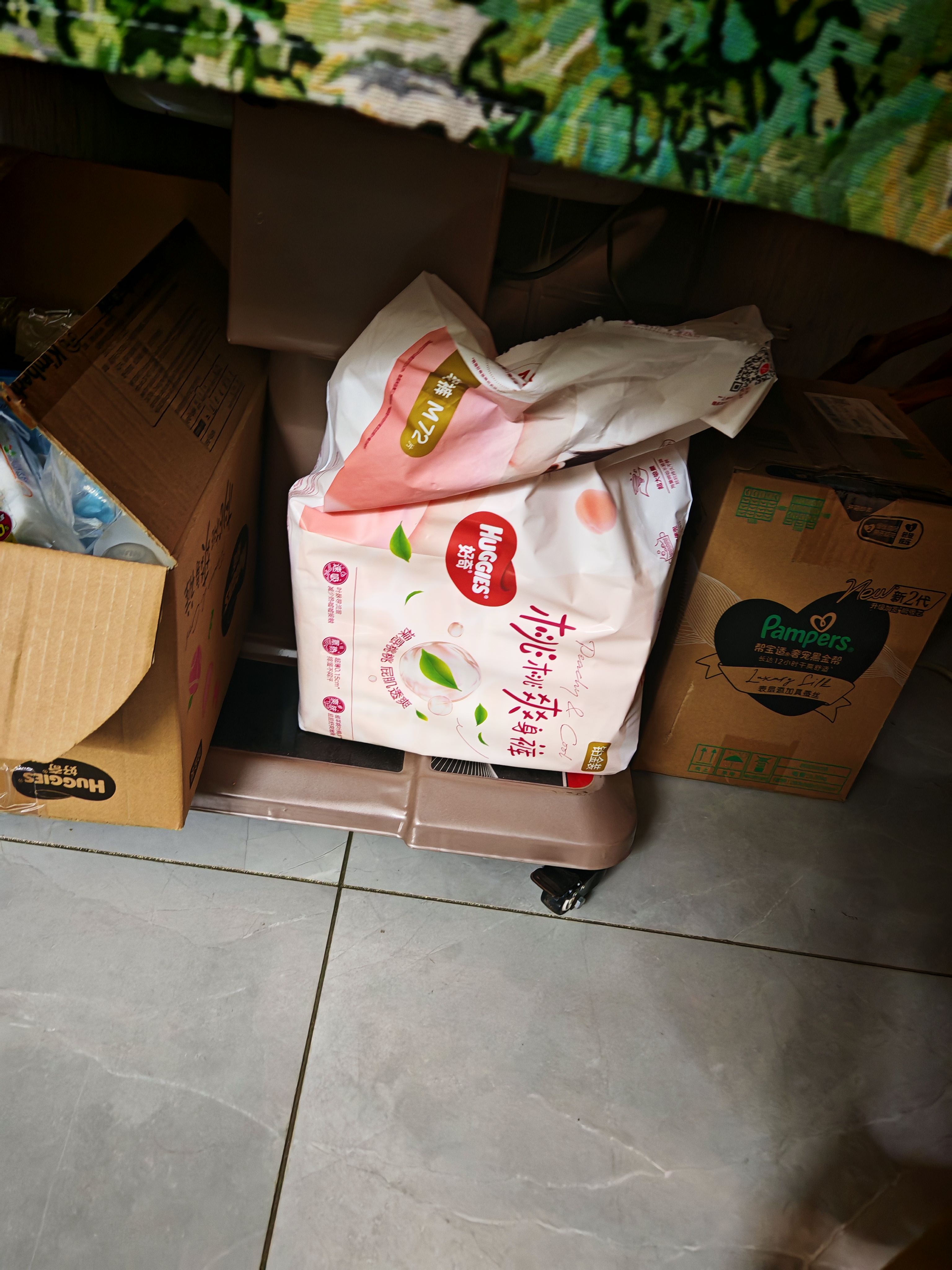 好奇（Huggies）铂金装小桃裤成长裤XXXL26片*4包(17kg以上)【散热口碑王】 实拍图