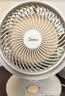 美的（Midea）【小型风扇】轻音台式桌面空气循环扇家用柔风电风扇宿舍好物办公迷你台扇落地扇空调伴侣 GAF18AD 实拍图