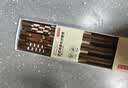 京东京造 筷子 家用食品接触级餐具鸡翅木日式分餐筷【整木实芯】6双装 实拍图
