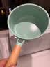 京东京造陶瓷奶锅 0氟家用辅食热奶泡面汤锅18cm绿色炉灶通用【双面不粘】 实拍图