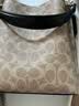 蔻驰（COACH）【品牌直供】女士MOLLIE中号水桶包棕黄拼黑色CBQ33礼物次日达 实拍图