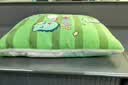 洁丽雅抱枕被子两用二合一盖毯办公室汽车载抱枕午睡毯子靠垫小恐龙绿色 实拍图