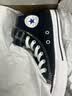 匡威（Converse）儿童高帮帆布鞋春秋男女童魔术贴休闲鞋全明星经典软底小白鞋童鞋 黑色(偏大,拍小一码) 35 【建议脚长22cm】 实拍图