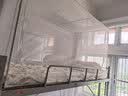 一棉缘（cottonfaith）初高中学生宿舍防尘顶蚊帐架 三开门0.9m高可伸缩【上下铺通用】 实拍图