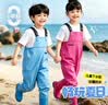 神鲨天蓝色儿童下水裤连体裤赶海衣服防水裤涉水服雨裤玩水玩沙赶海服 实拍图