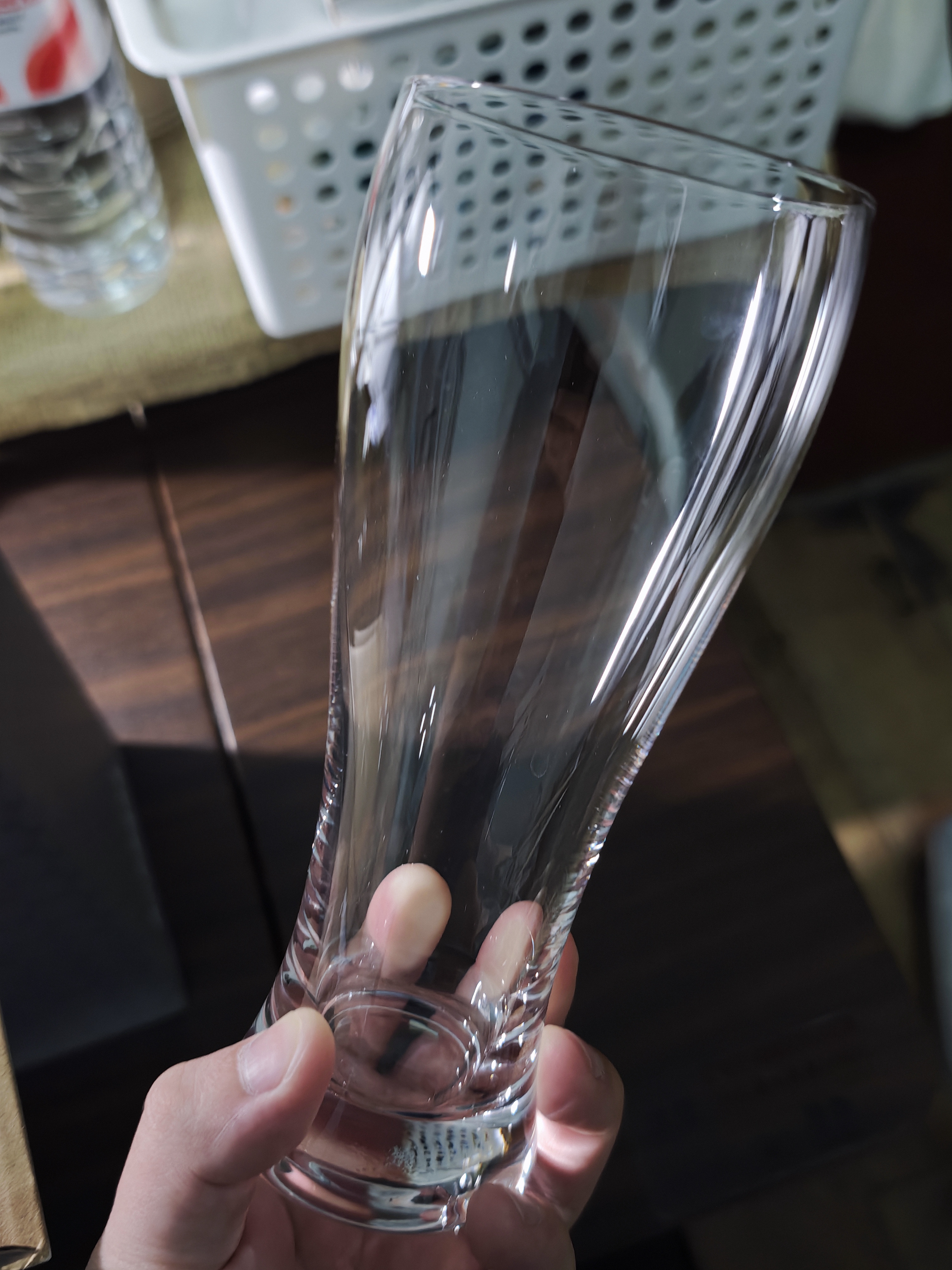 京东京造 啤酒杯 扎啤杯玻璃杯高端精酿北欧风酒杯收腰杯子中秋 415ml 2只 实拍图