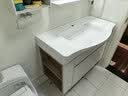科勒（KOHLER）浴室柜亲悦浴室柜组合家具挂墙多功能洗漱台浴室家具 1000mm（左开放） 实拍图