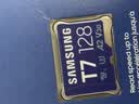 三星（SAMSUNG）128GB TF(MicroSD)内存卡T7 适配运动相机Pocket监控行车记录仪耐久卡 支持4K视频 读170MB/s 实拍图