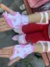 361°儿童轮滑鞋初学者中小学男童女童溜冰鞋闪光轮旱冰鞋套装 粉色M码 实拍图