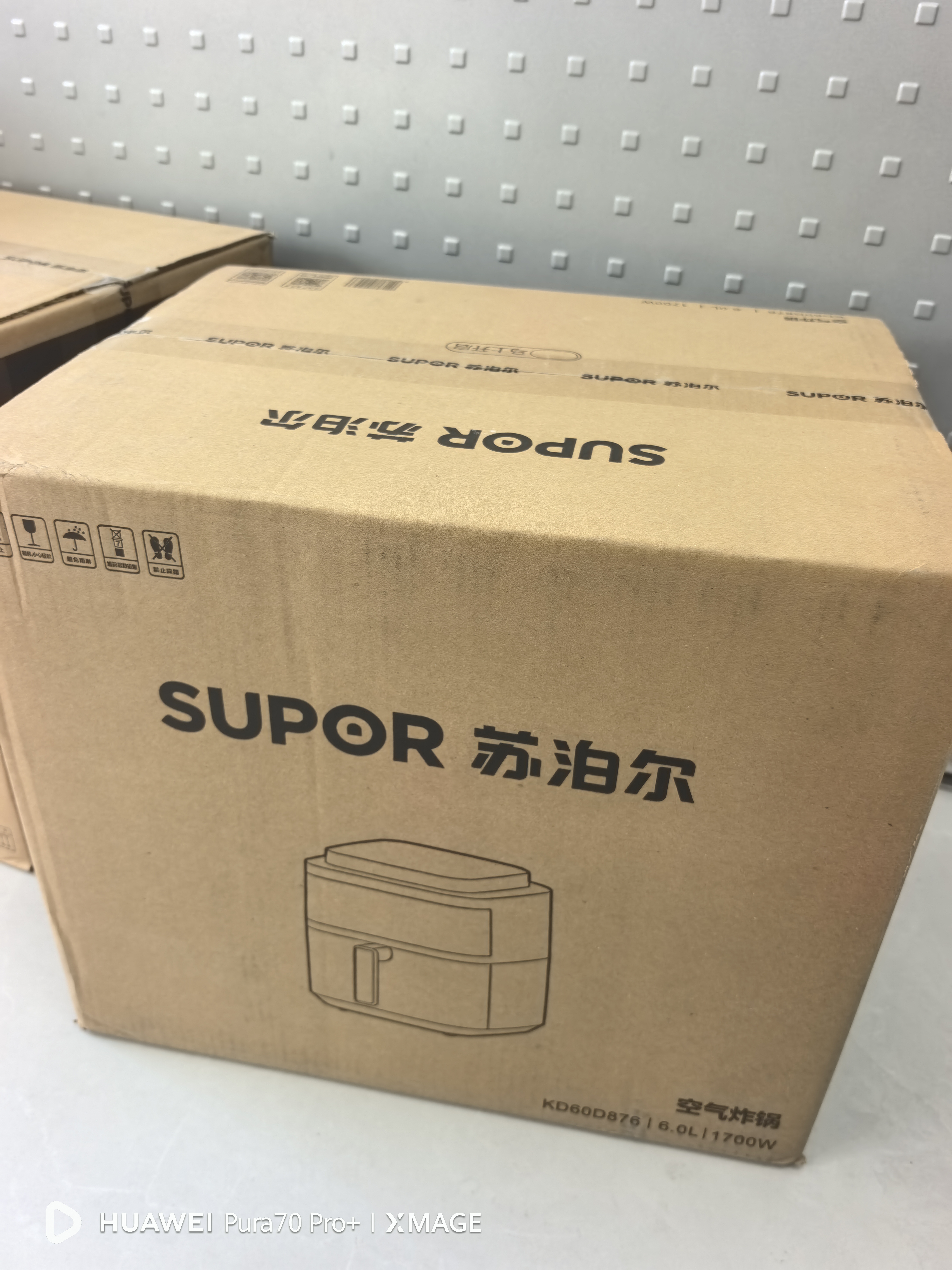 苏泊尔（SUPOR）免翻面空气炸锅上下可视家用全自动蒸烤一体机6L大容量金属内腔电炸锅新款KD60D876 实拍图