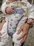 孩之伴（baby friend）腰凳婴儿坐登宝宝背带前后两用多功能抱娃外出背娃神器 透气灰色 实拍图