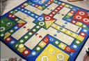 得力（deli）飞行棋地毯儿童玩具小学生棋类益智家庭亲子互动露营 80*80cm 实拍图