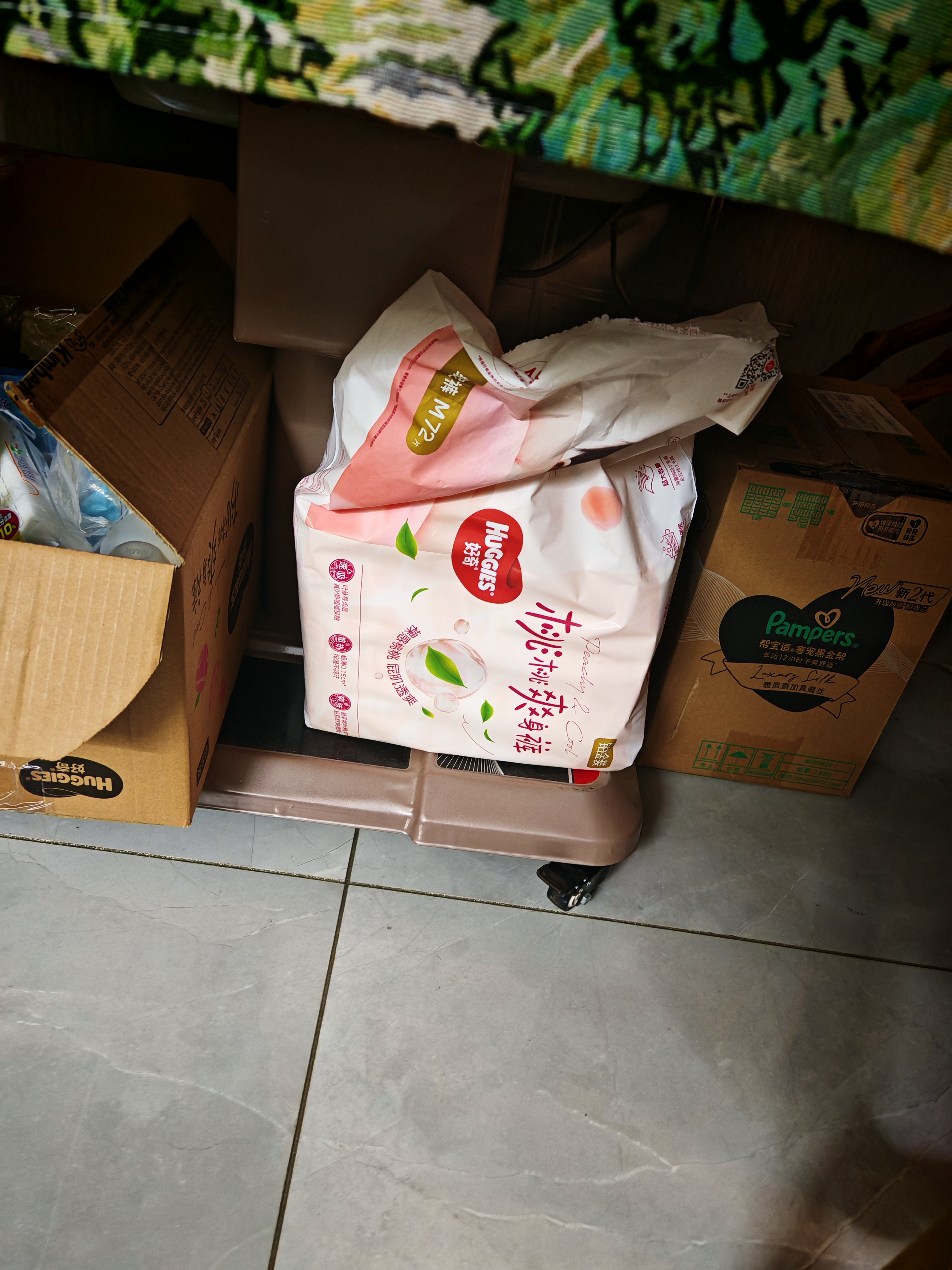 好奇（Huggies）铂金装小桃裤成长裤XXXL26片*4包(17kg以上)【散热口碑王】 实拍图