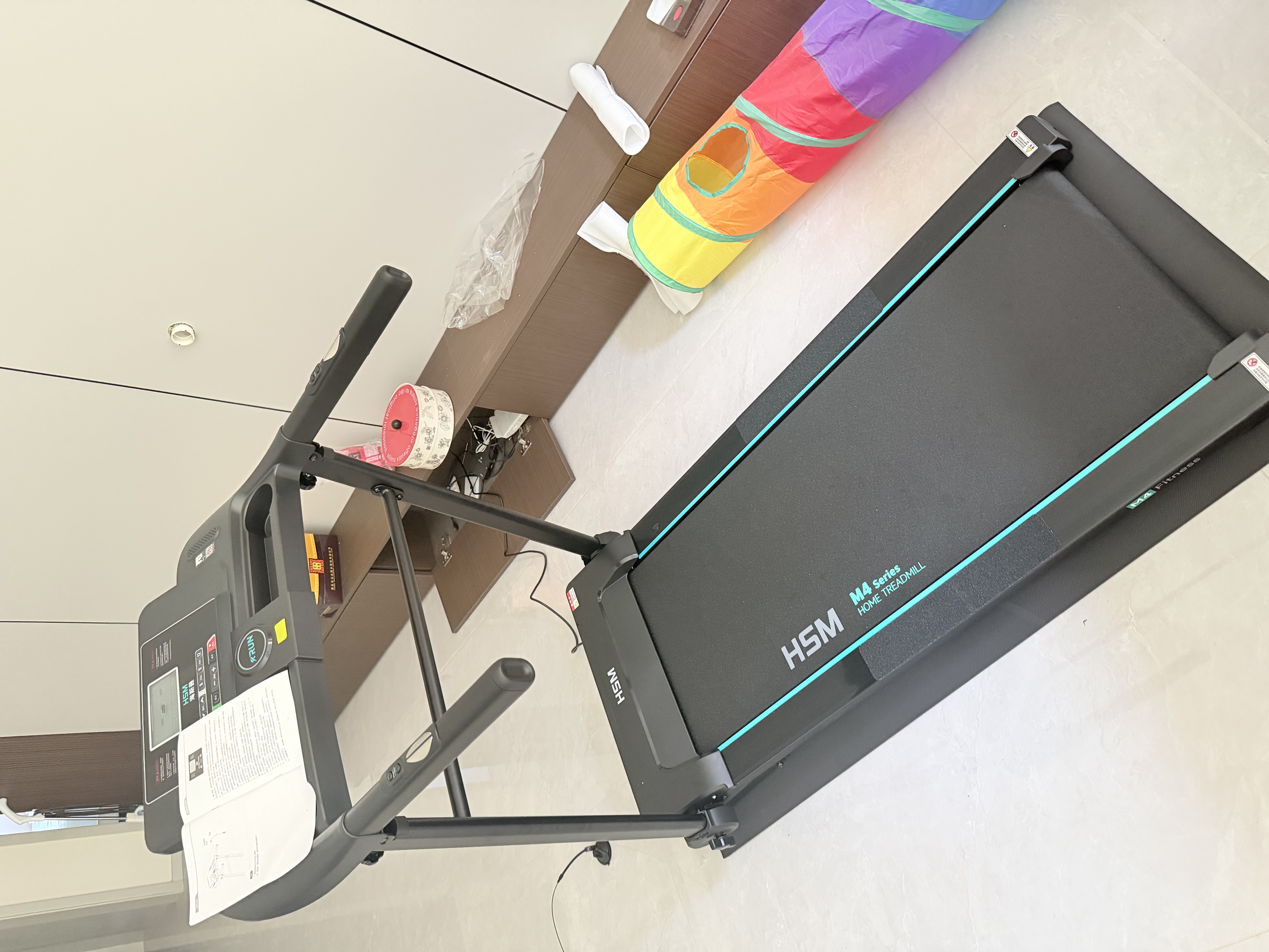 海斯曼海瑞M2跑步机家庭用一体折叠静音减震小型走步机免安装减肥专用 【M4Pro升级】店长推荐/13°大坡度/强劲电机大体重选 实拍图