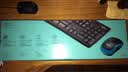 罗技（Logitech）MK275 键鼠套装 无线键鼠套装 办公键鼠套装 全尺寸 商务键鼠套装 带无线2.4G接收器 黑蓝色 实拍图