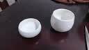 陶迷（TAOMI）高档主人杯茶杯品茗杯汝窑小茶杯茶盏家用陶瓷功夫茶具泡茶杯 白瓷龙蛋杯80ml1只 200mL以下 实拍图