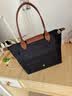 珑骧2026春夏新款饺子女包2605中号正品龙骧托特包 2605089001黑色中号长柄 实拍图