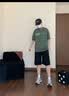 班尼路（Baleno）短裤男夏季重磅纯棉休闲百搭男士五分裤外穿宽松大码运动透气中裤 实拍图
