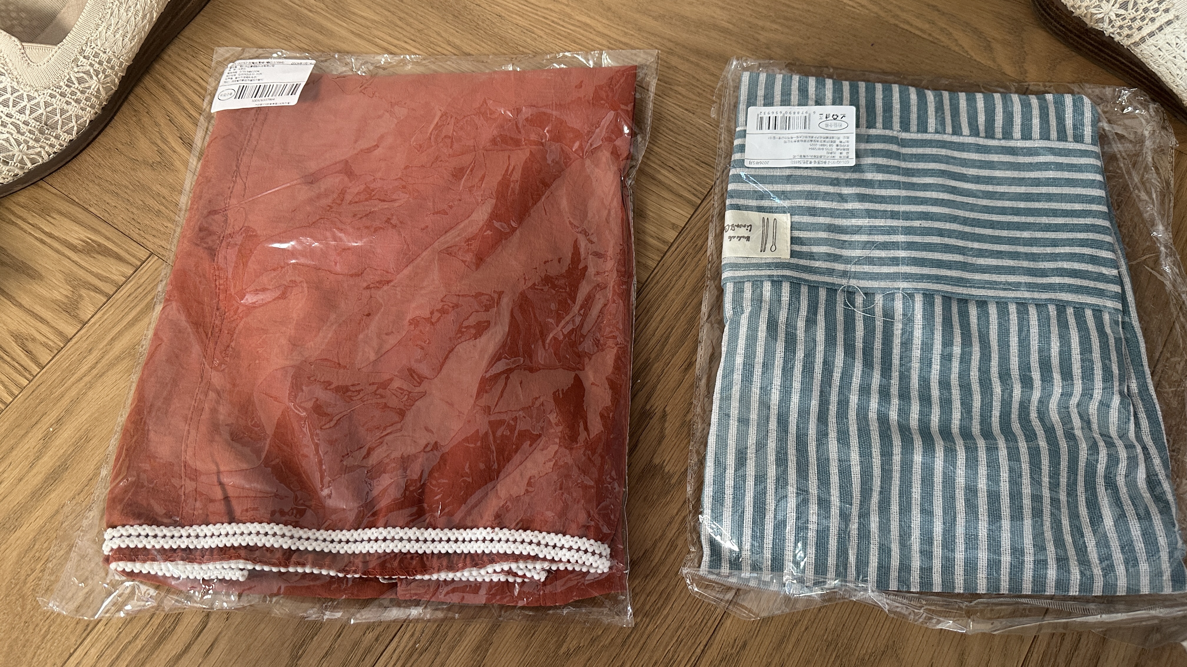 光多拉防水围裙厨房防油污做饭无袖工作服男女士透气家务条纹棉麻围裙 实拍图