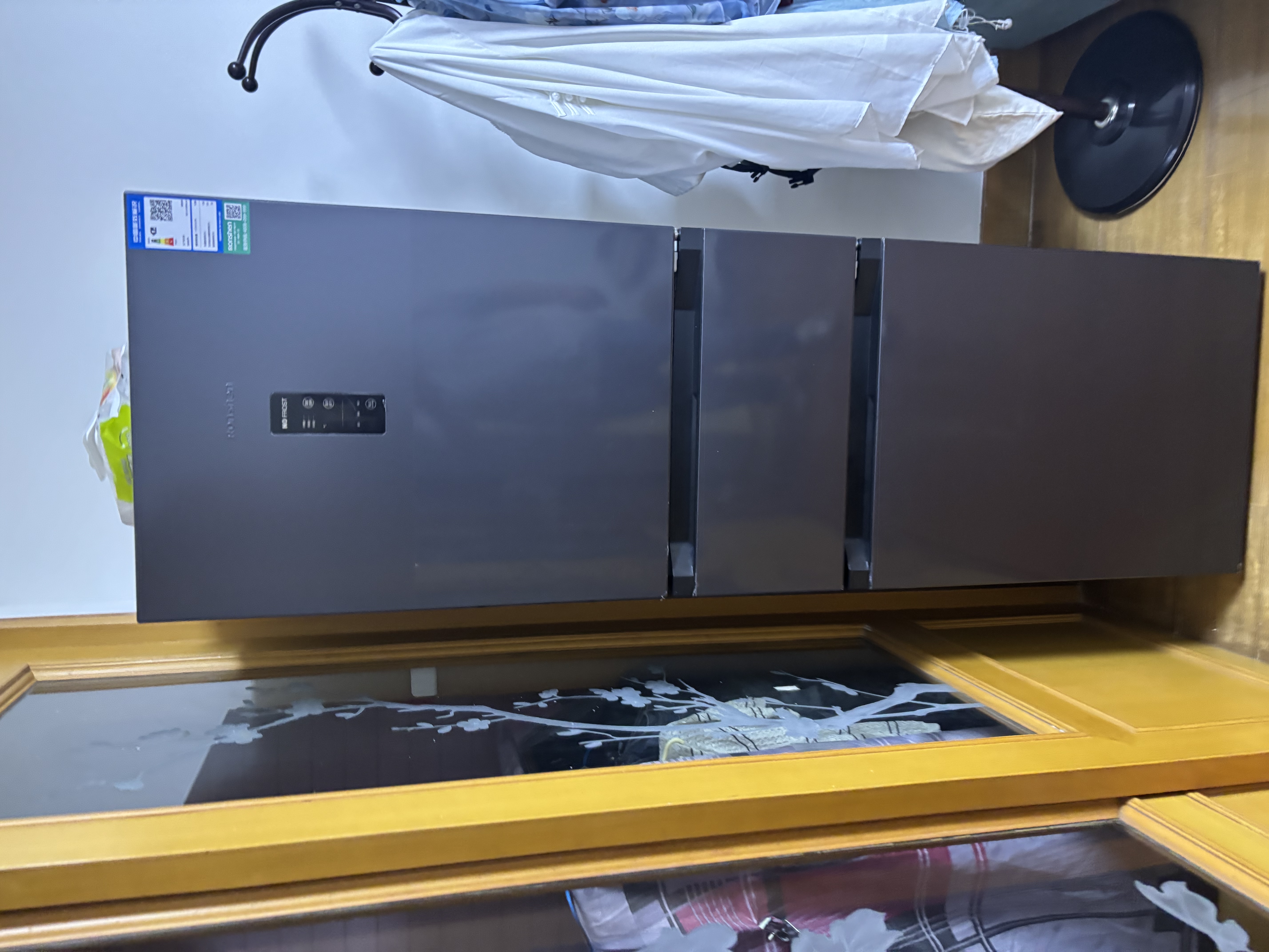容声冰箱家用小型271升三门2026新款一级能效小冰箱中门宽幅变温风冷无霜复合抗菌BCD-271Z20RNLAX 实拍图