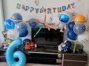 多美忆生日场景布置男孩生日气球道具氛围布置场景儿童派对装饰太空桌飘 实拍图