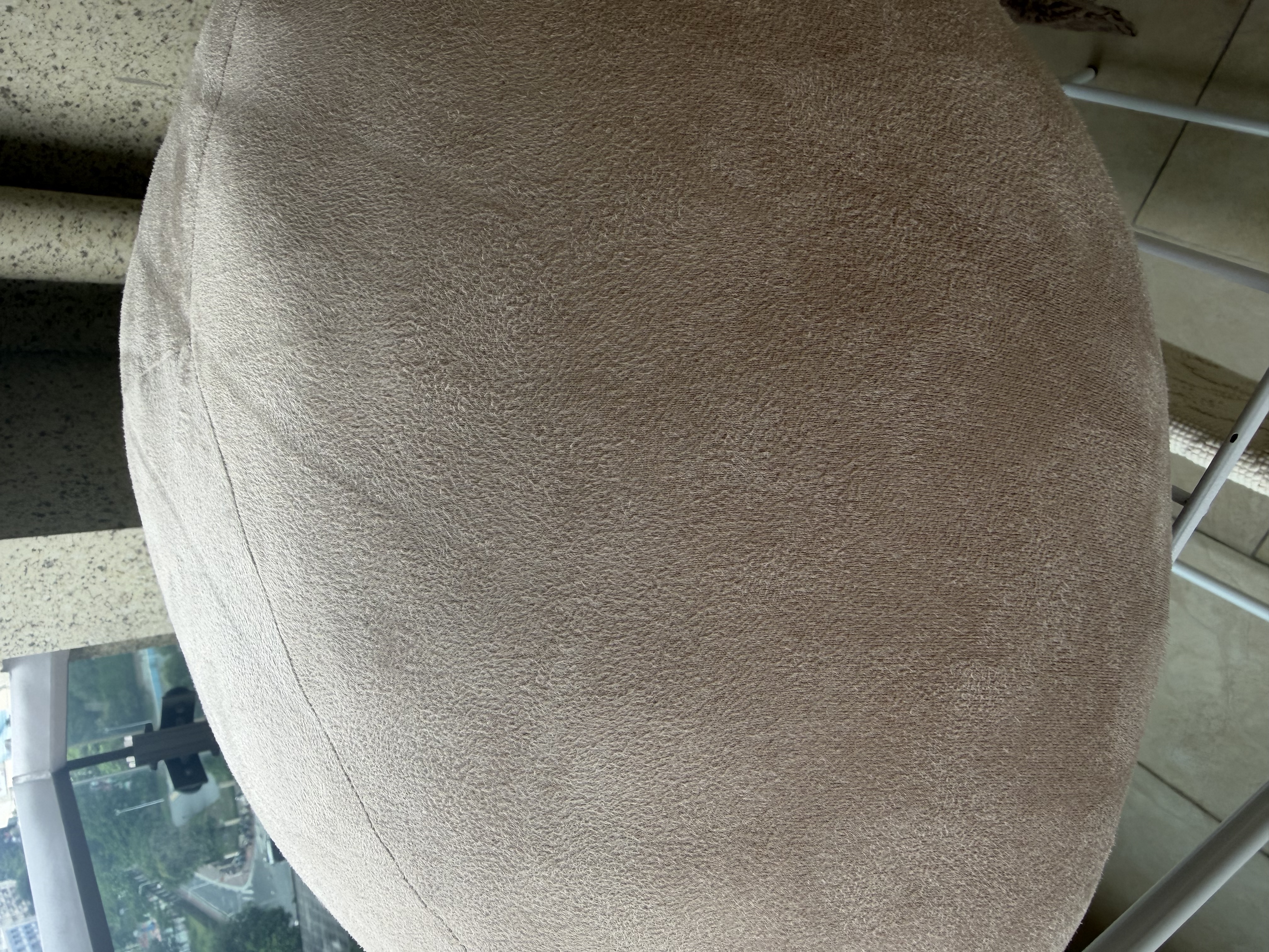 MUJI可当成腰垫使用的柔软靠垫 抱枕中秋节礼物 浅米色 35*35*35cm 实拍图