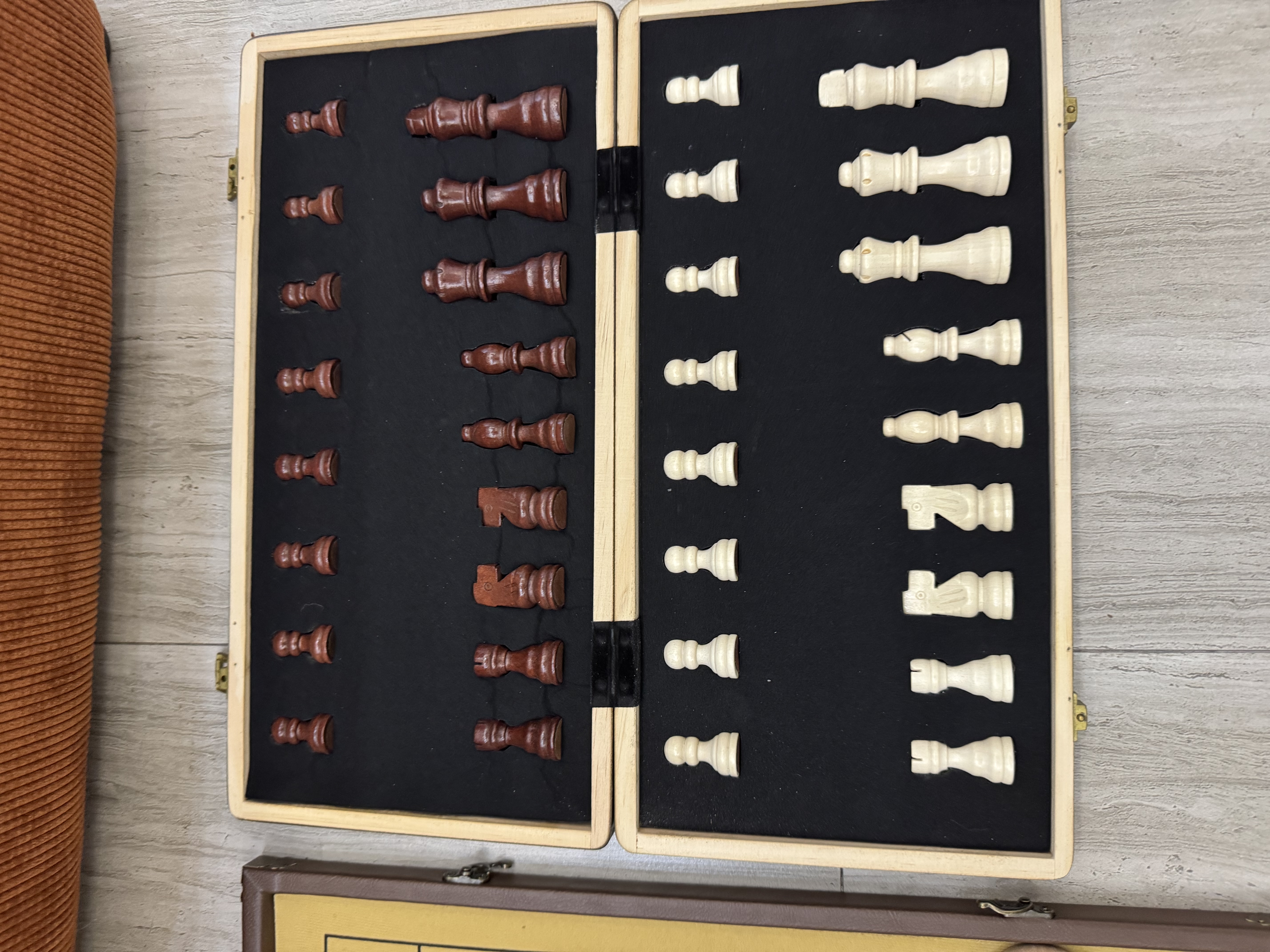 华圣国际象棋磁性大号胡桃木色高档教学比赛棋子儿童桌游礼物送长辈 实拍图