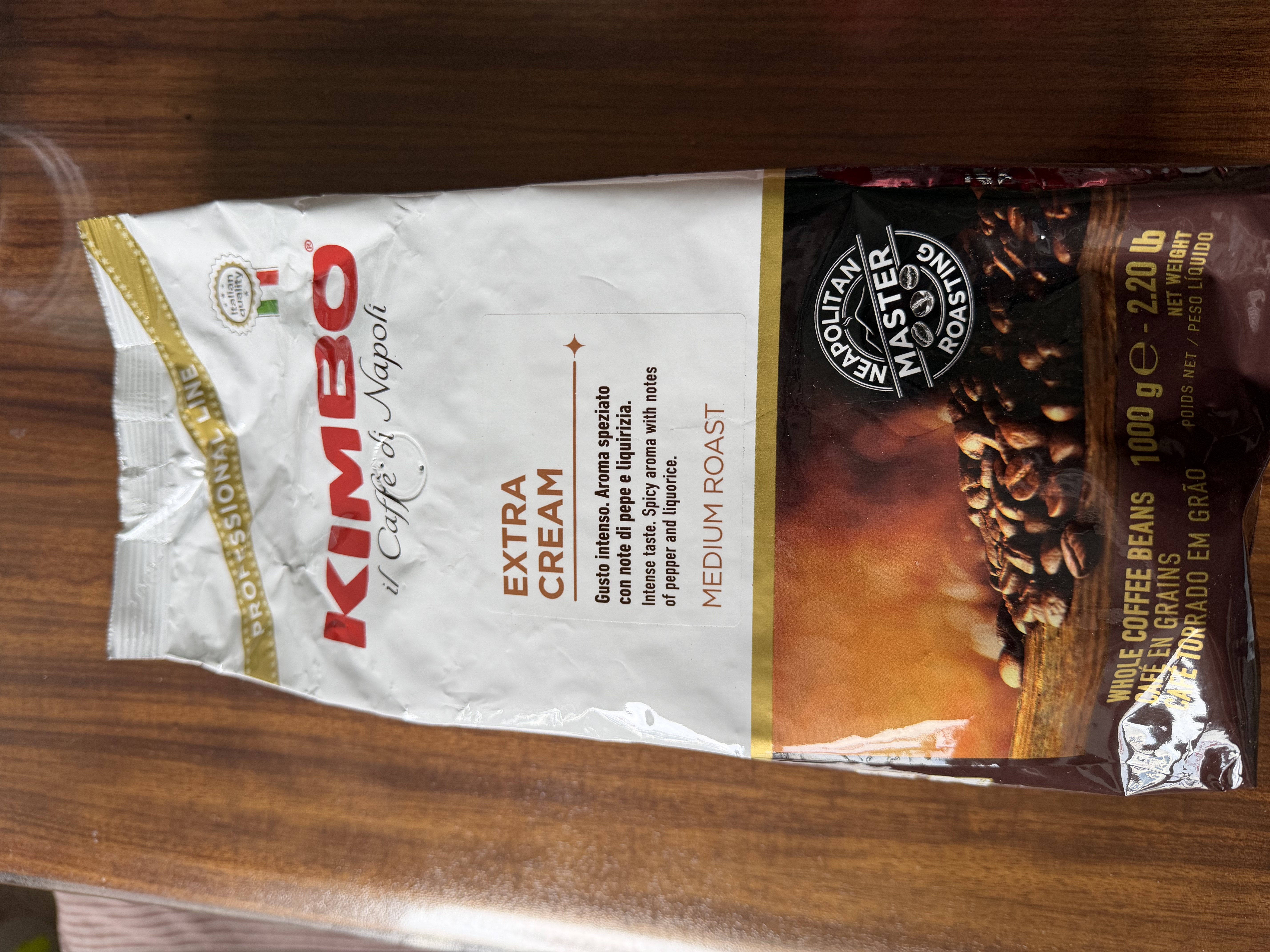 KIMBO 竞宝 意大利原装进口黑咖啡豆阿拉比卡意式咖啡豆黄标1KG 黄标1KG 实拍图