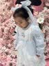 尼多熊打底裤女童夏季儿童连裤袜宝宝长筒袜夏季网眼宝宝袜子白色 实拍图