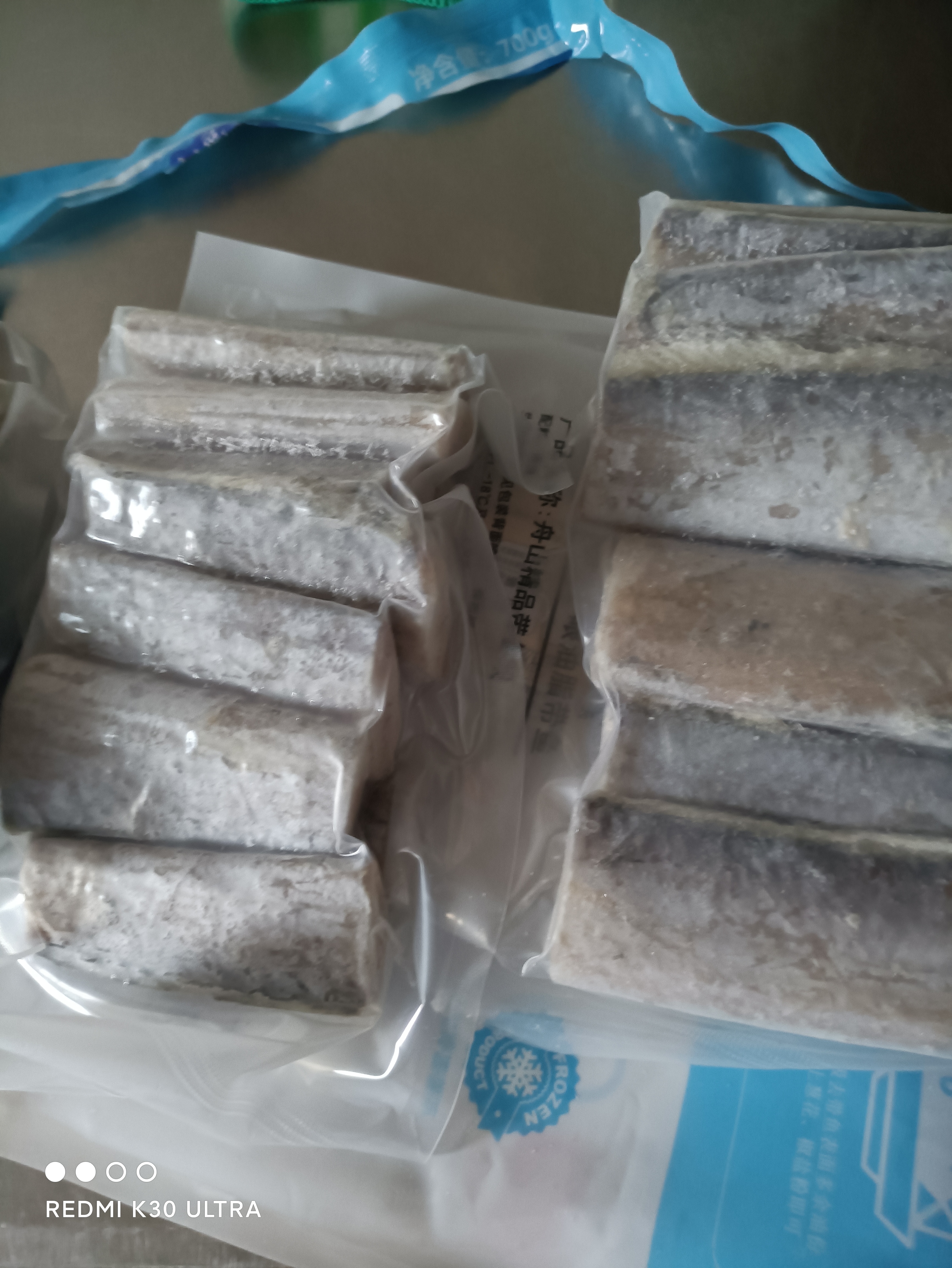 纯色本味舟山精品带鱼段实心段700g 烧烤一鱼只取肉段生鲜食材开海季 实拍图