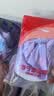 李宁（LI-NING）儿童泳帽男女童柔软舒适可爱游泳帽卡通印花布帽6052紫 实拍图