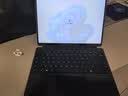 微软（Microsoft）Surface Pro 13英寸键盘盖 带超薄触控笔笔槽有笔 典雅黑 (适配Surface Pro 第12/11/9/8代单主机) 实拍图