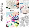 齐心(Comix)30支装全针管直液式走珠笔速干拔帽中性笔学生党水笔办公用0.5mm黑色办公必备开学必备 实拍图
