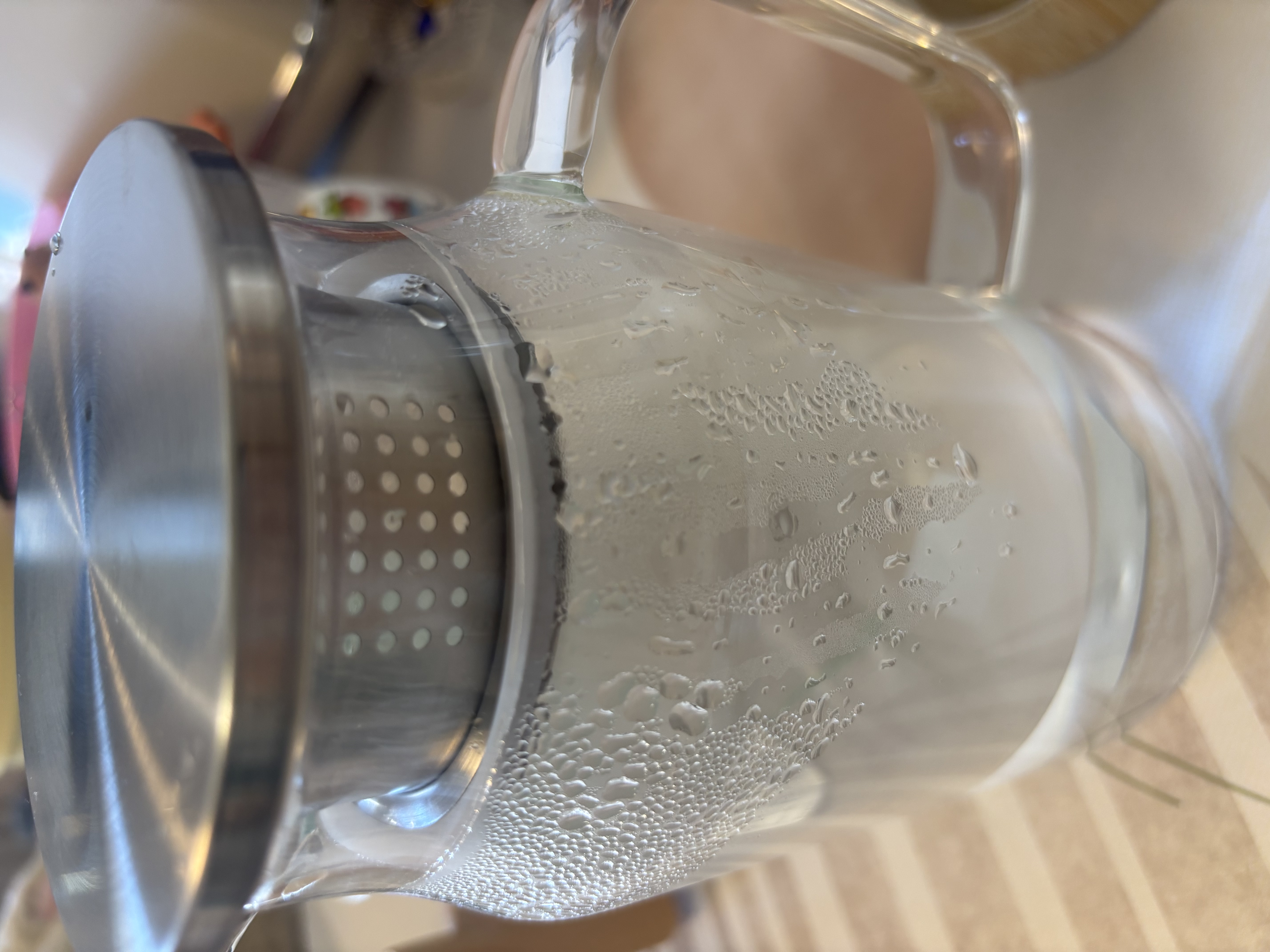 GLASSLOCK耐热玻璃冷水壶高硼硅家用大容量凉白开水壶泡茶果汁壶1000ml 实拍图