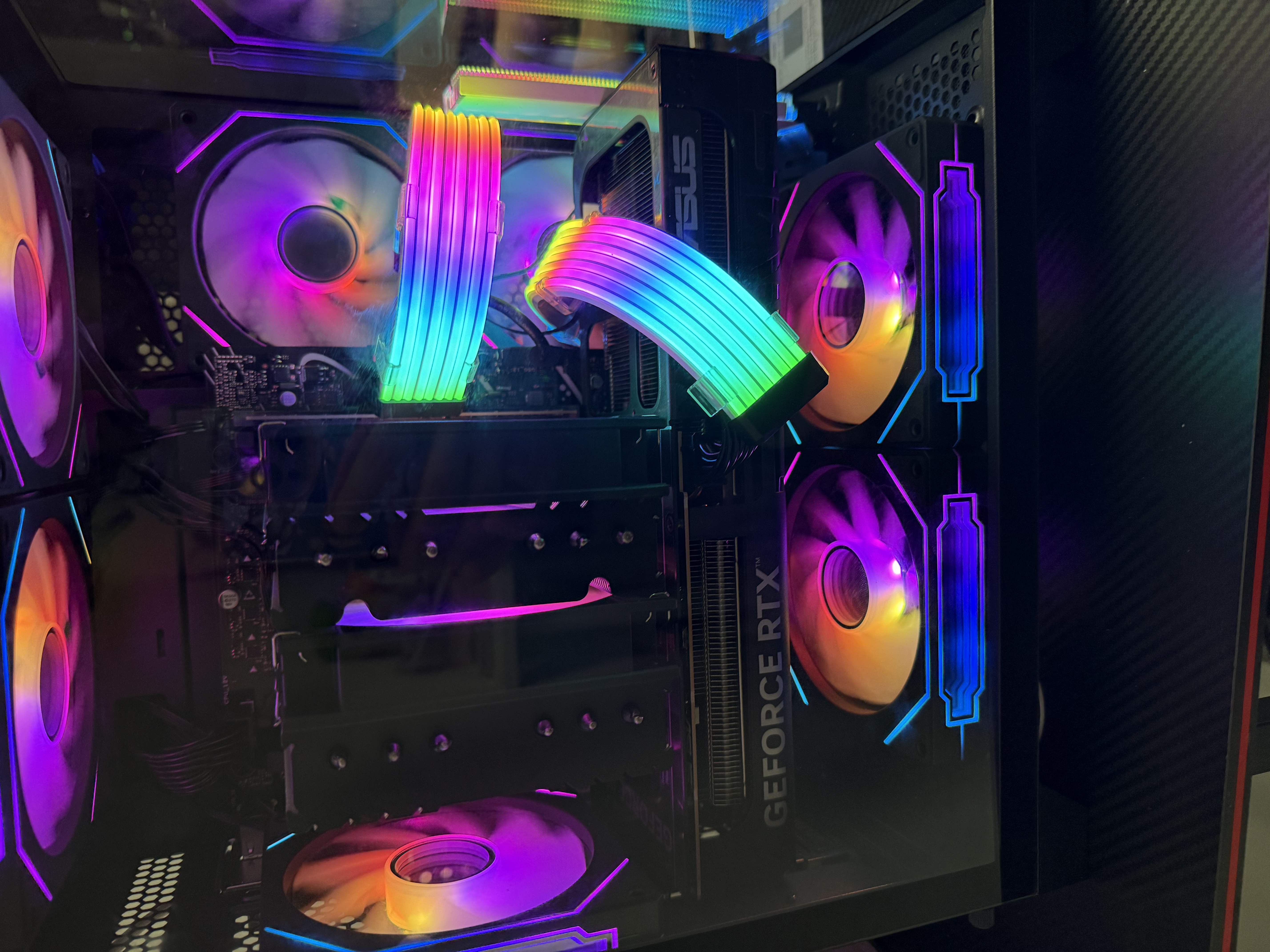 华硕（ASUS）i5 12600kf/12400f/14600kf/5060电脑主机5060Ti显卡游戏台式组装电脑主机整机DIY组装机 七：12600KF丨RTX5060Ti 8G 组装机 实拍图
