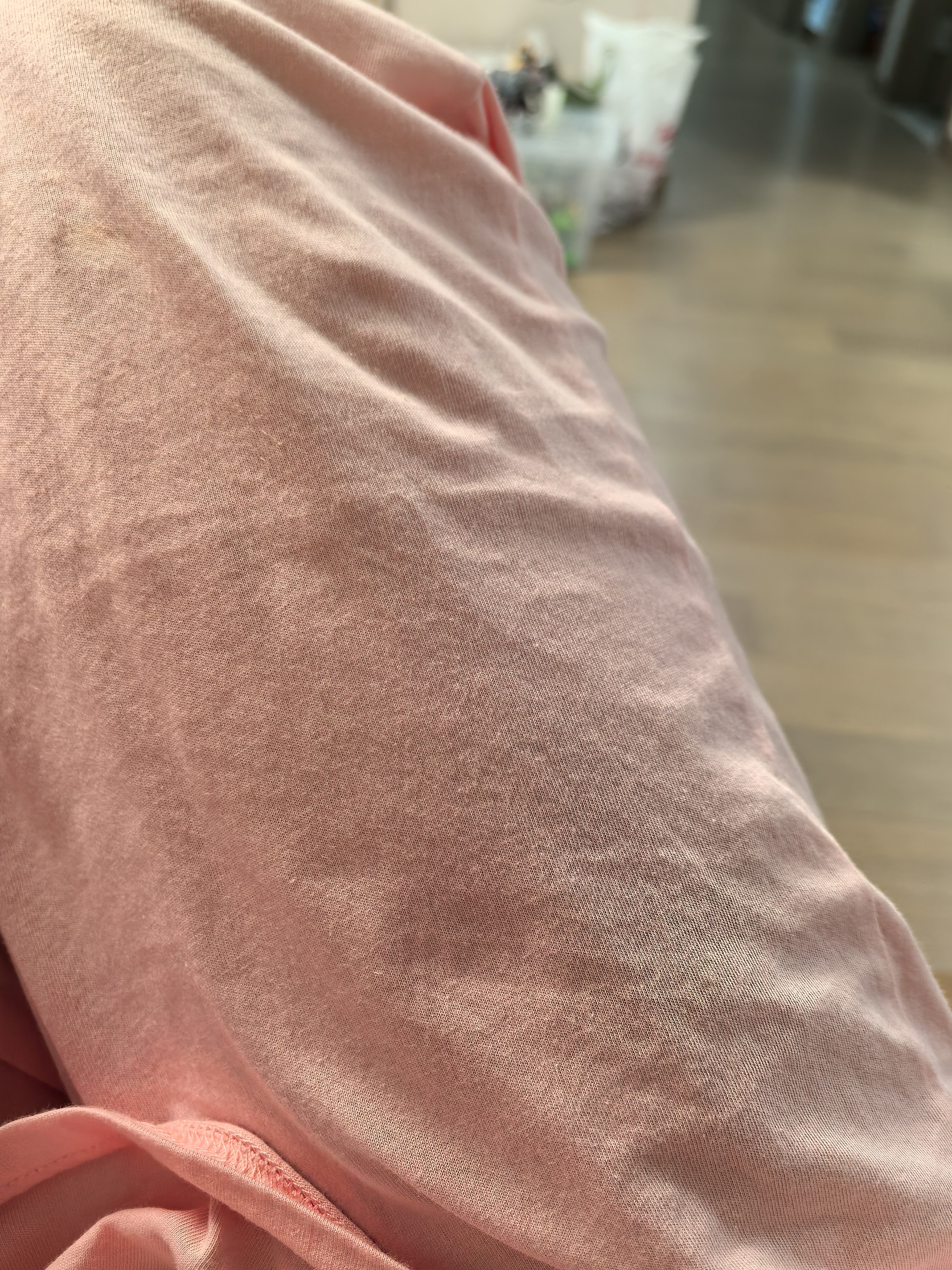 红豆（Hodo）情侣睡衣纯棉抑菌短袖休闲可外穿夏薄款家居服套装春夏 女款-芭菲粉 XL 175 实拍图